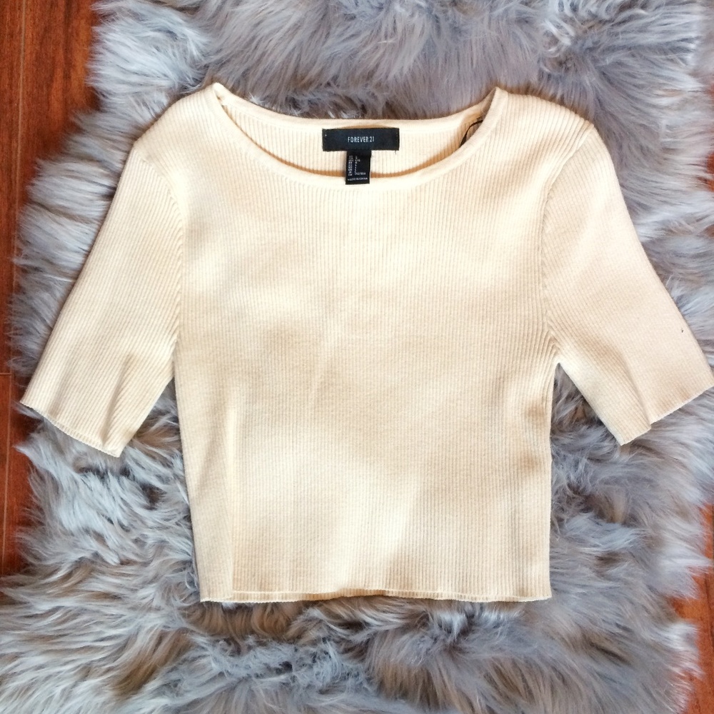 NWT Forever 21 Ribbed Crop Top